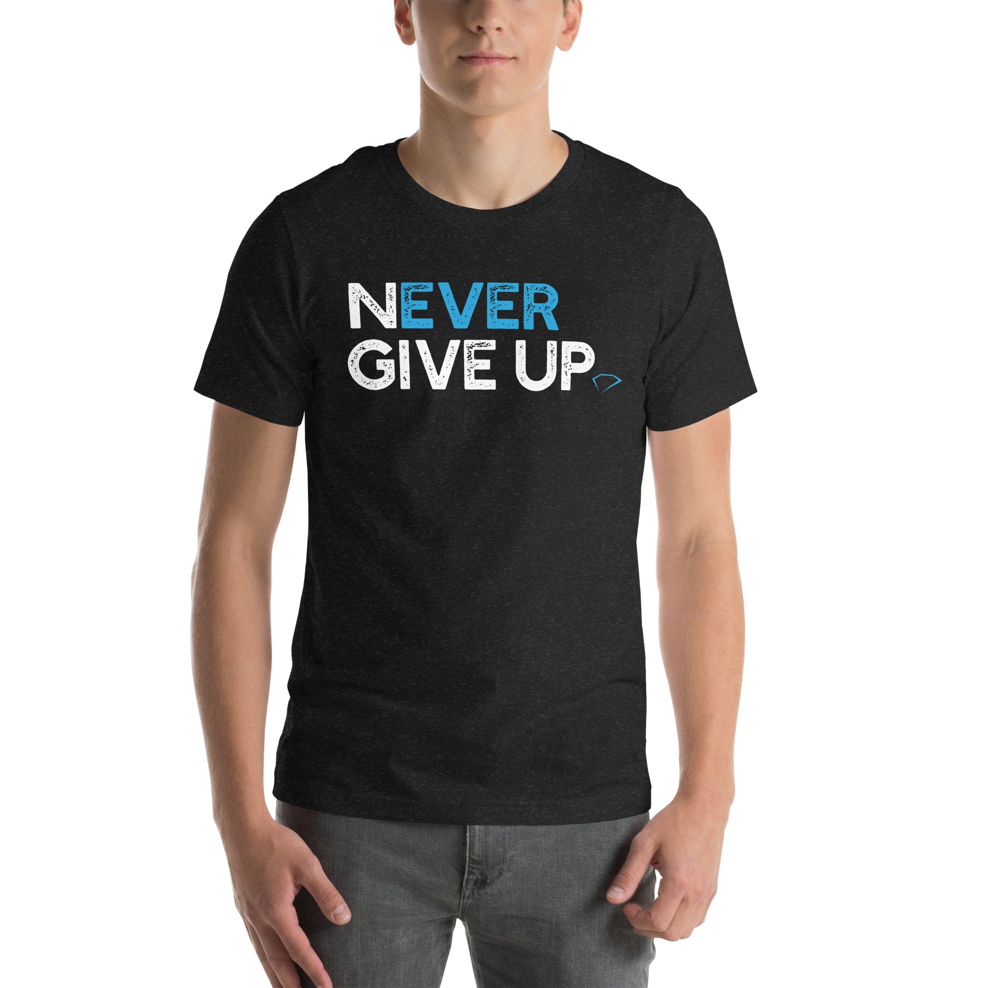 Never Give Up Men's Relaxed T-Shirt (On Demand Printing)