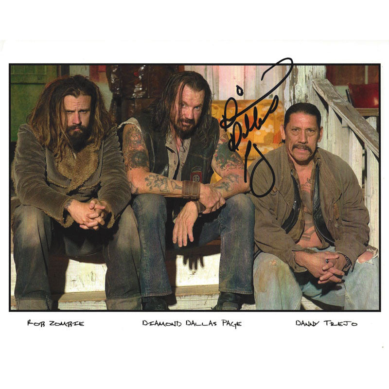 DDP Signed Autographed Photo - Rob Zombie, DDP & Danny Trejo in Devils Rejects