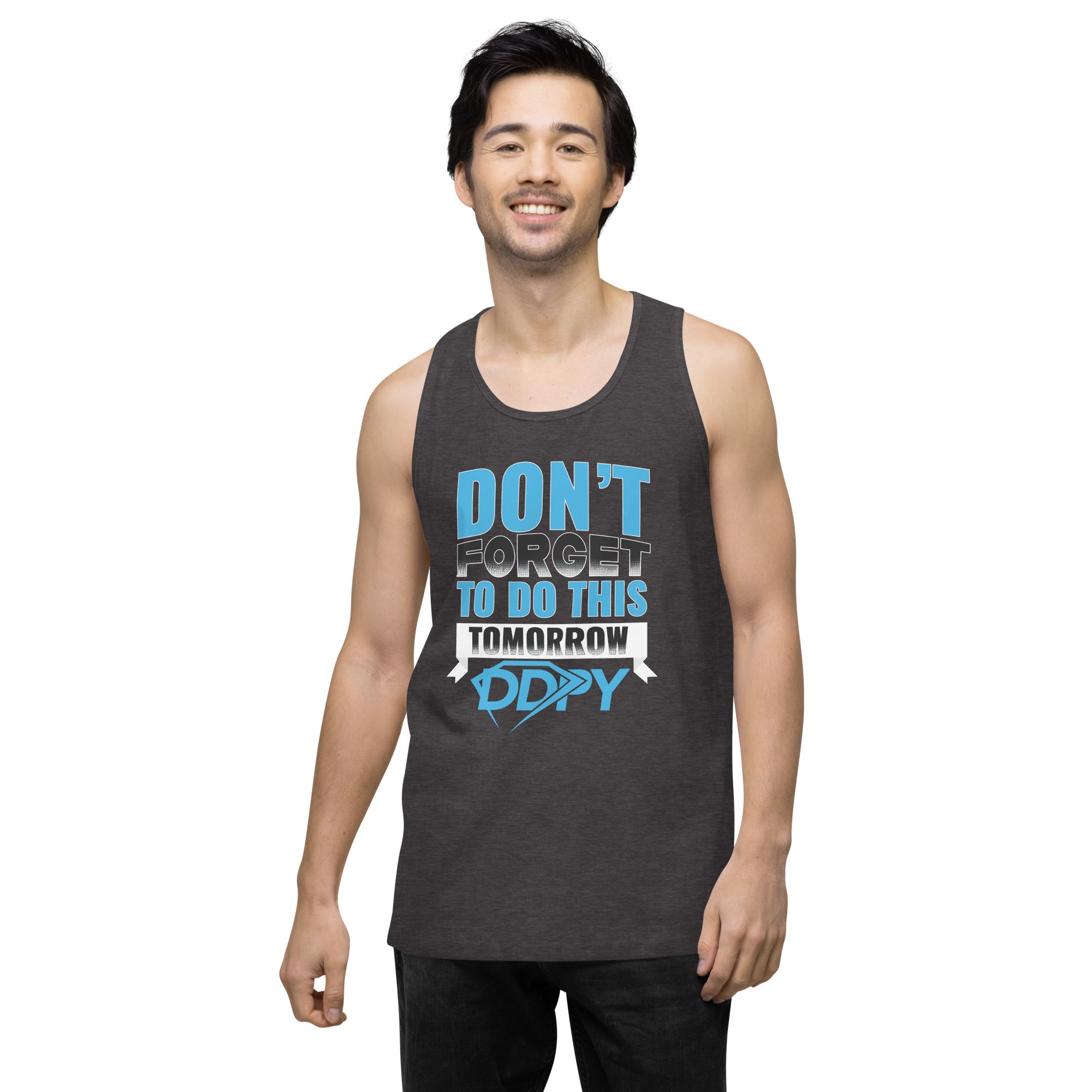Don't Forget Men’s premium tank top (On Demand Printing)