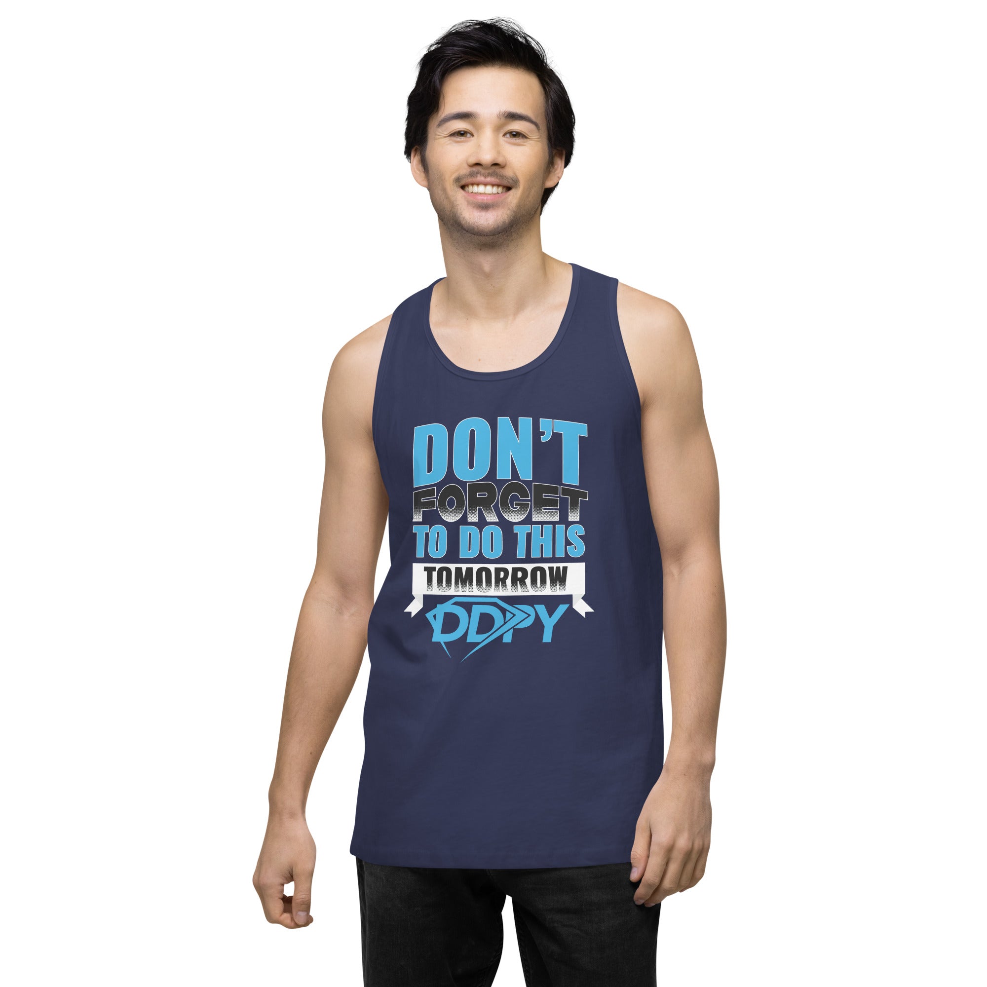 Don't Forget Men’s premium tank top (On Demand Printing)