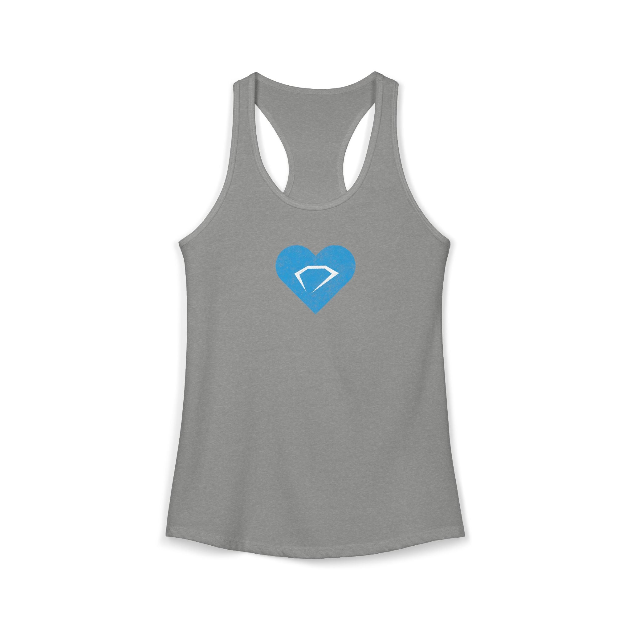 Women's Ideal Racerback Diamond in Heart Tank