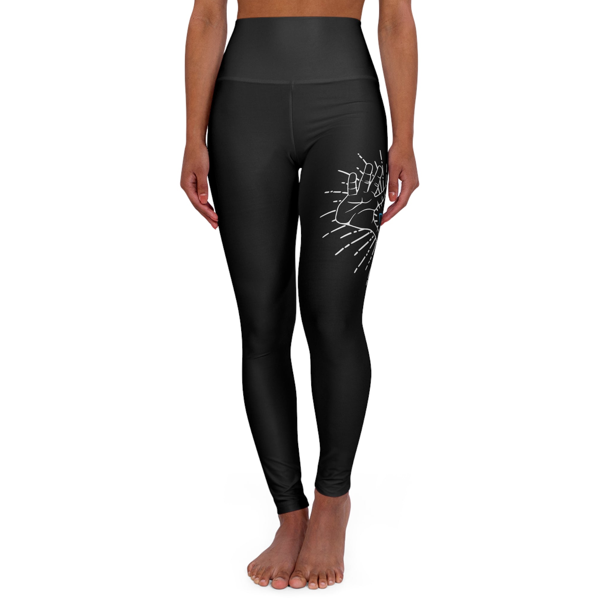 Diamond Cutter High-Waisted Yoga Leggings