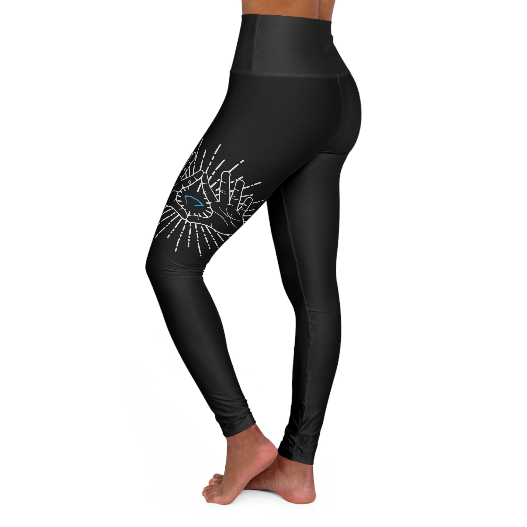 Diamond Cutter High-Waisted Yoga Leggings