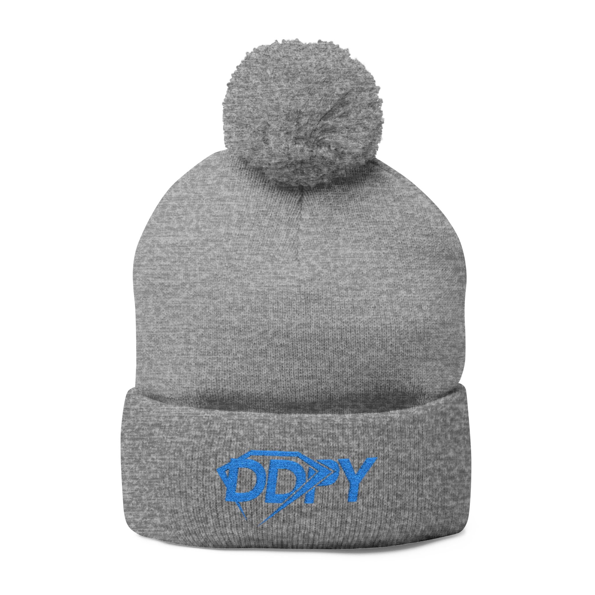 Embroidered DDPY Pom-Pom Beanie
