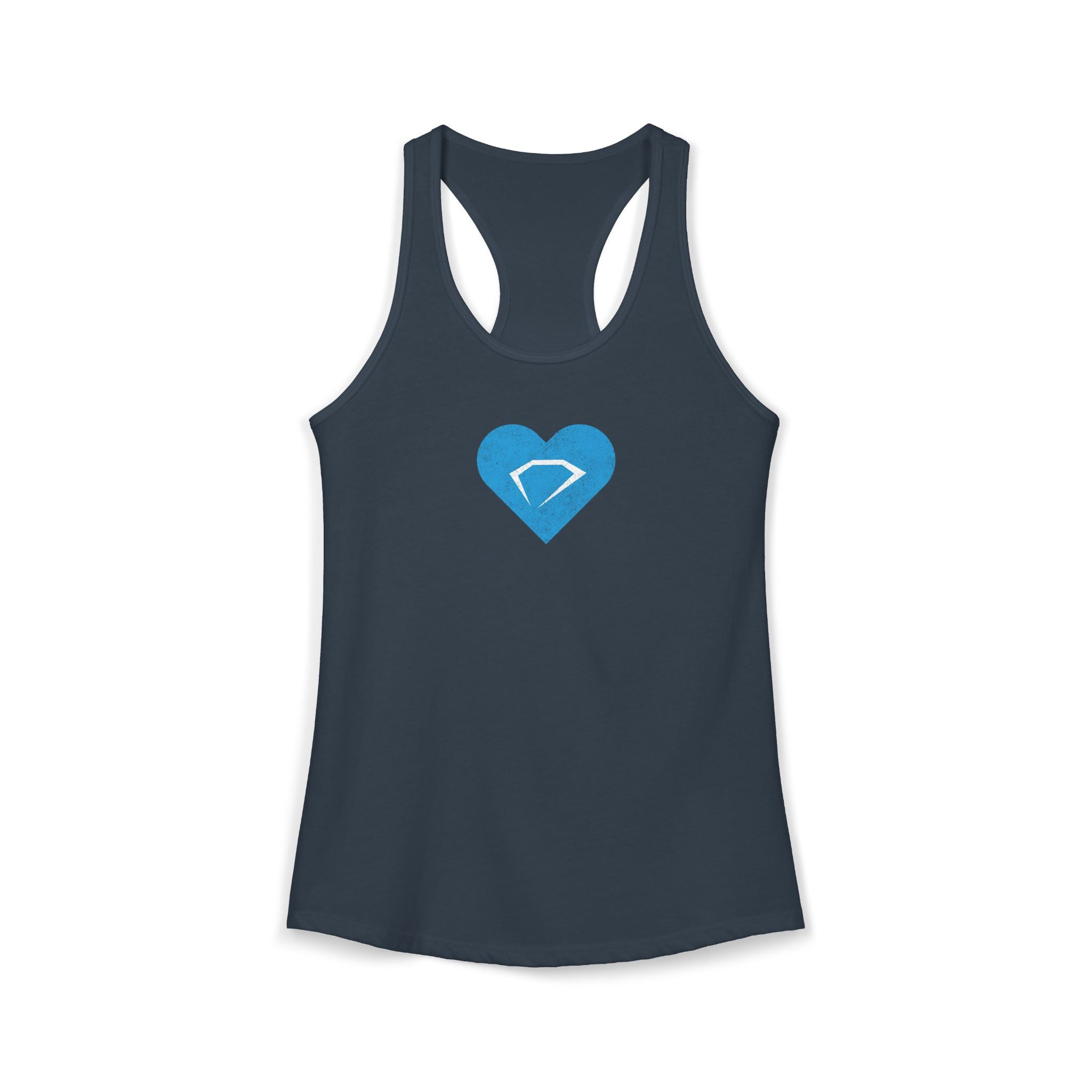 Women's Ideal Racerback Diamond in Heart Tank
