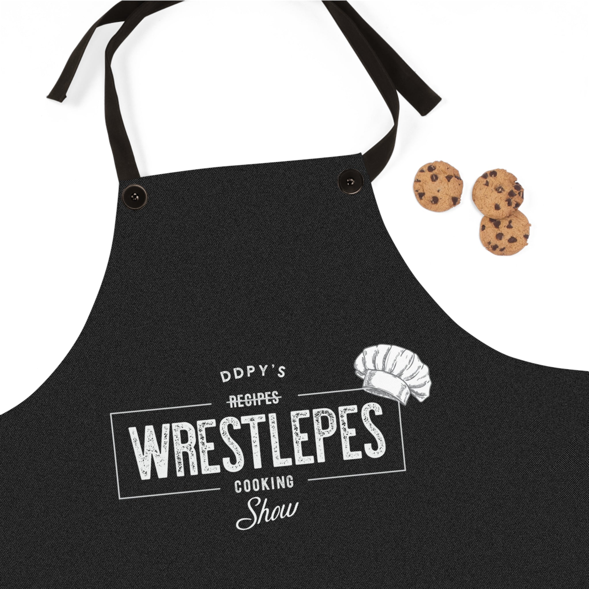 “DDPY’s Wrestlepes Cooking Show” Retro Chef Apron