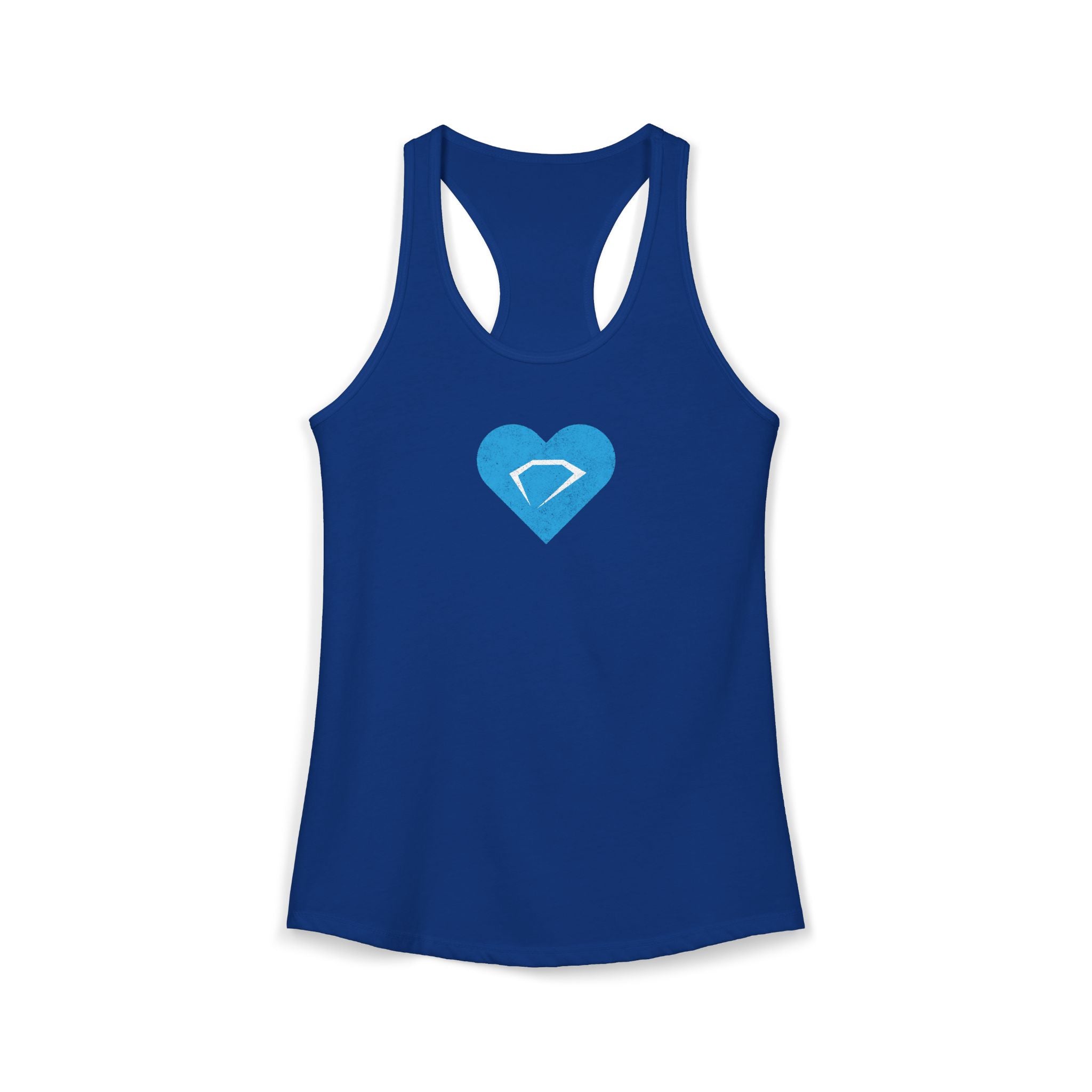 Women's Ideal Racerback Diamond in Heart Tank
