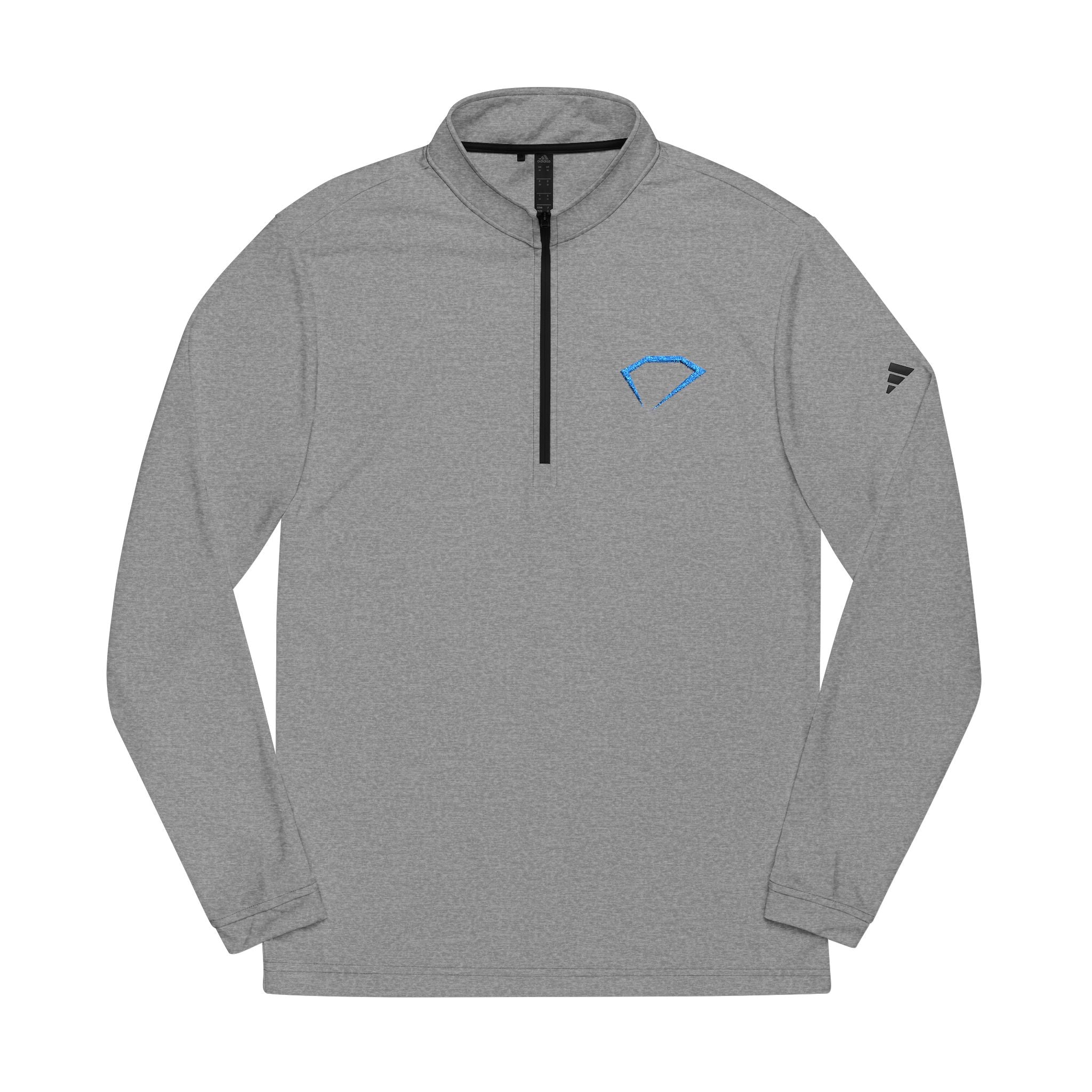 Adidas Diamond Embroidered Quarter-Zip Pullover