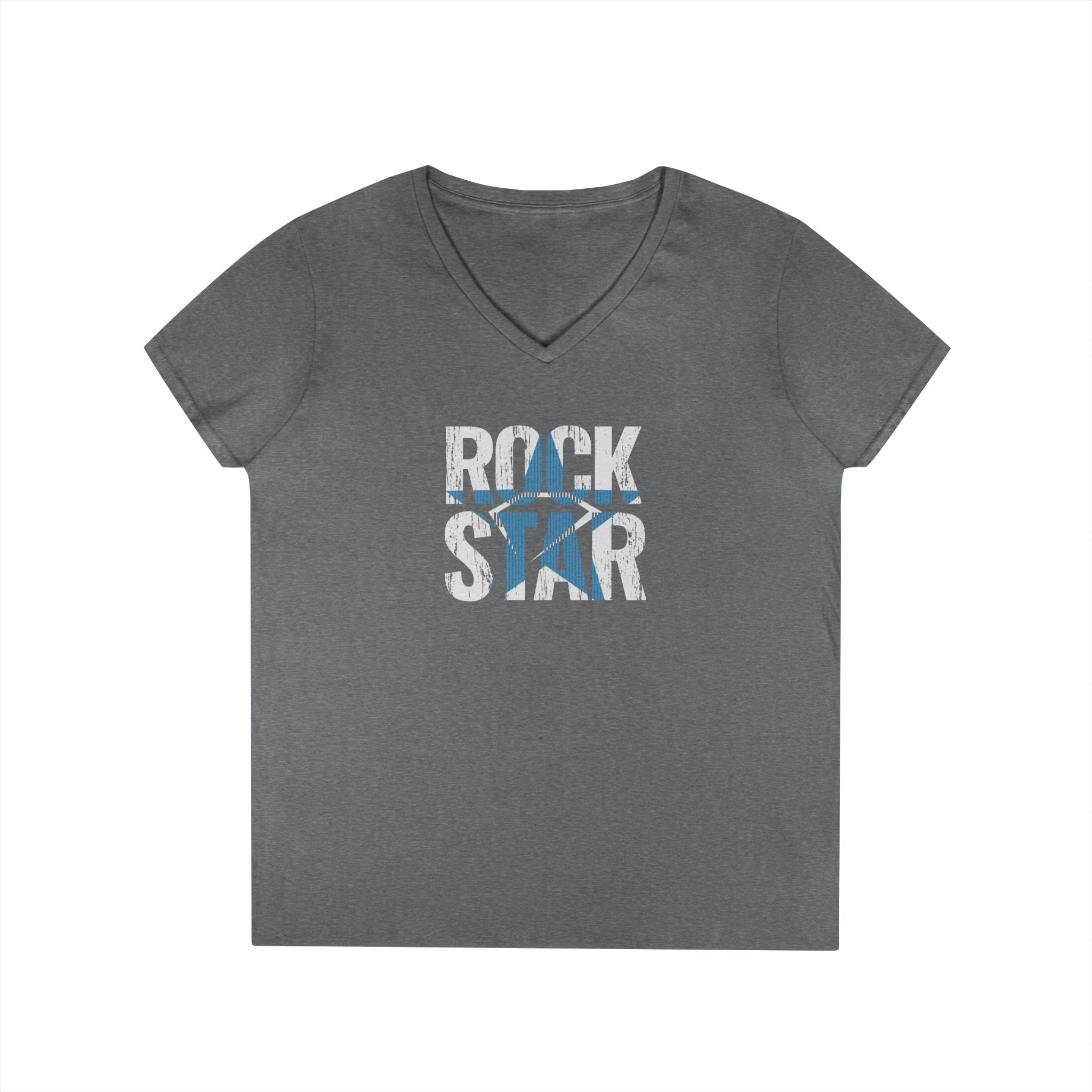 Rock Star Ladies' V-Neck T-Shirt