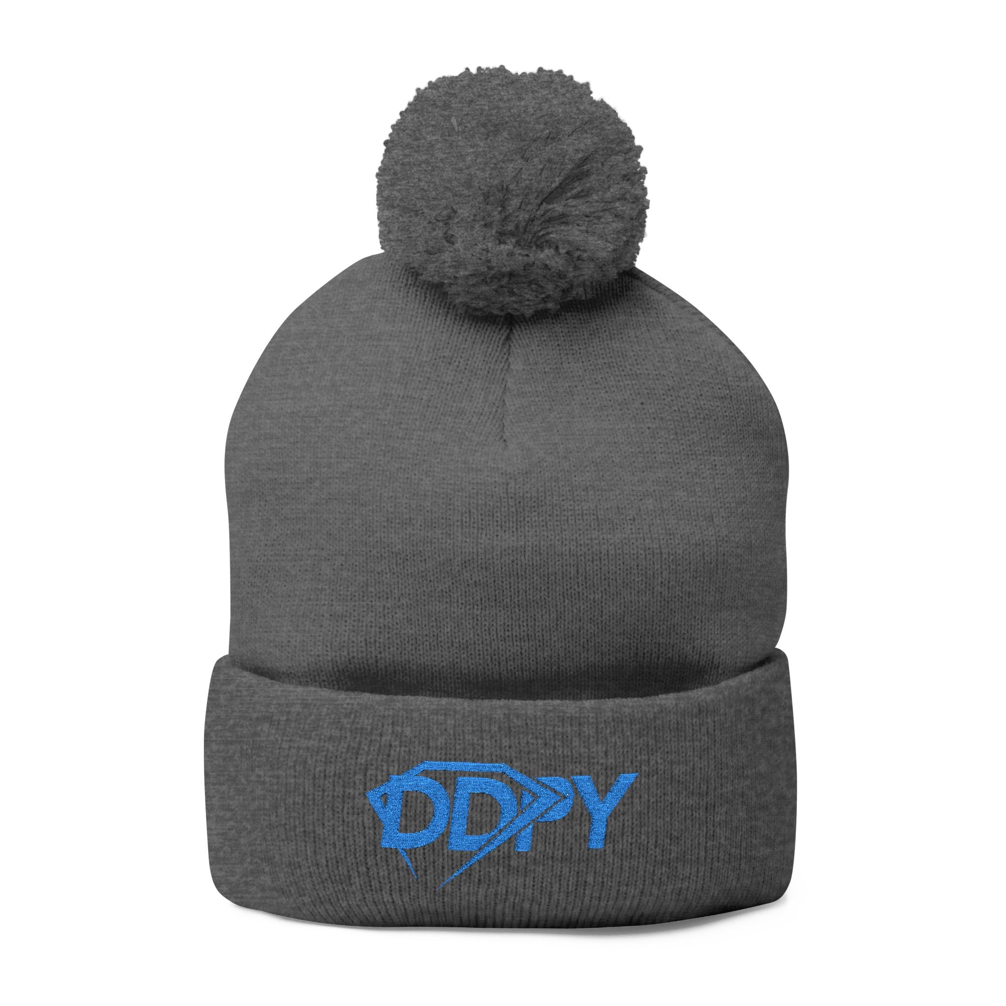 Embroidered DDPY Pom-Pom Beanie