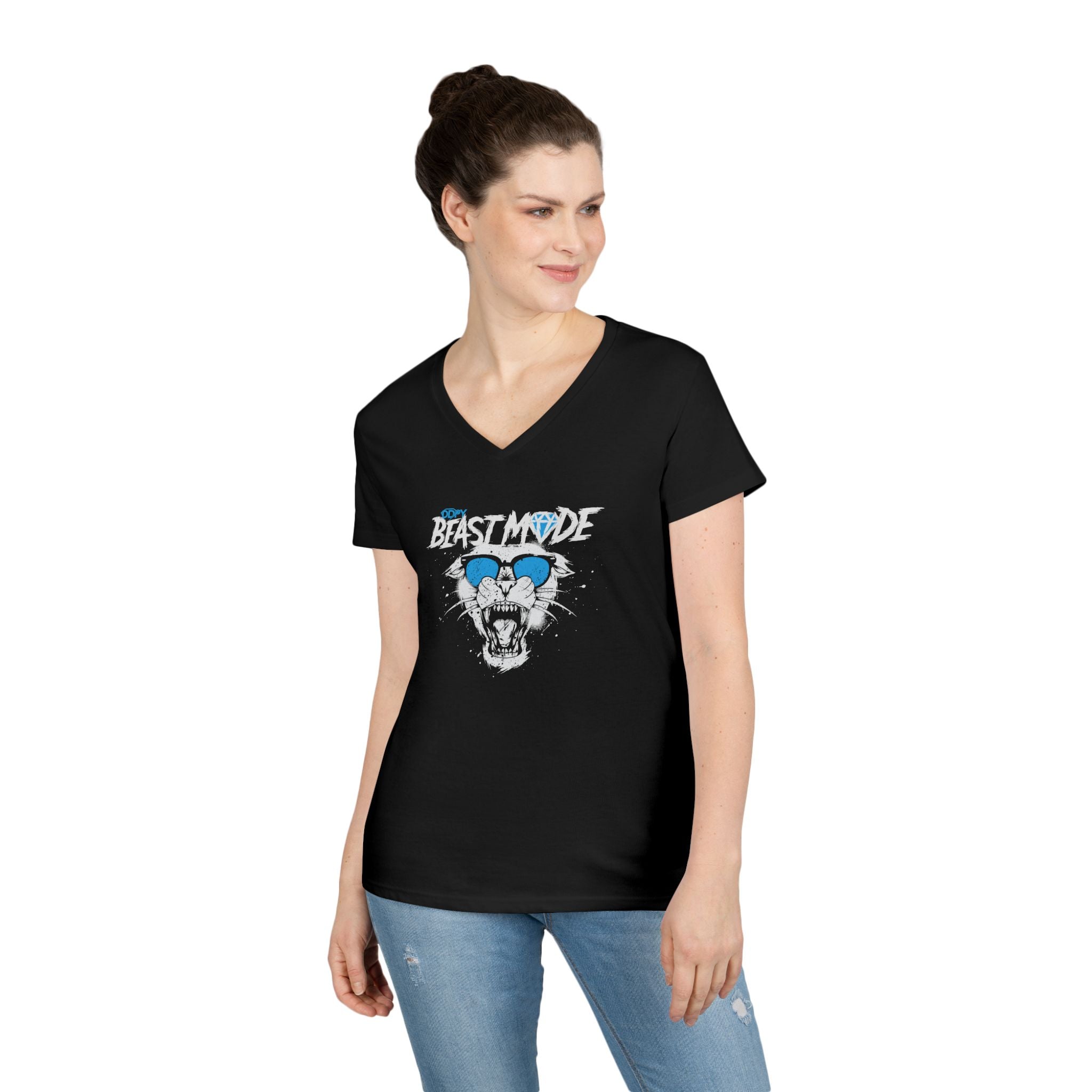 Beast Mode Wildcat Ladies V-Neck