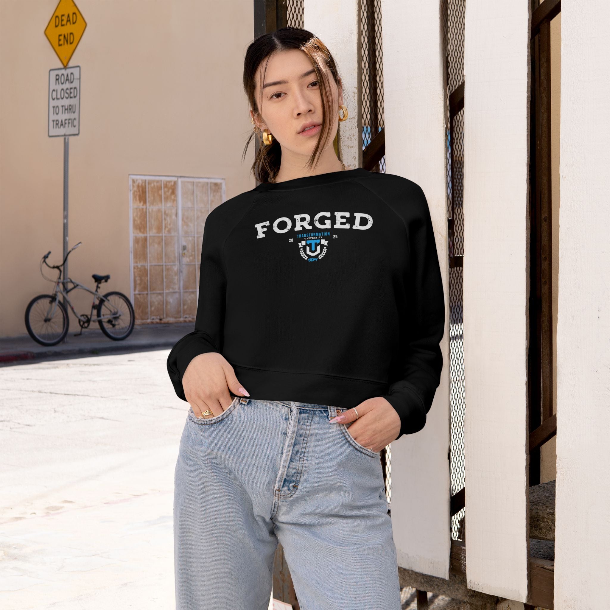 Forged Cropped Pullover