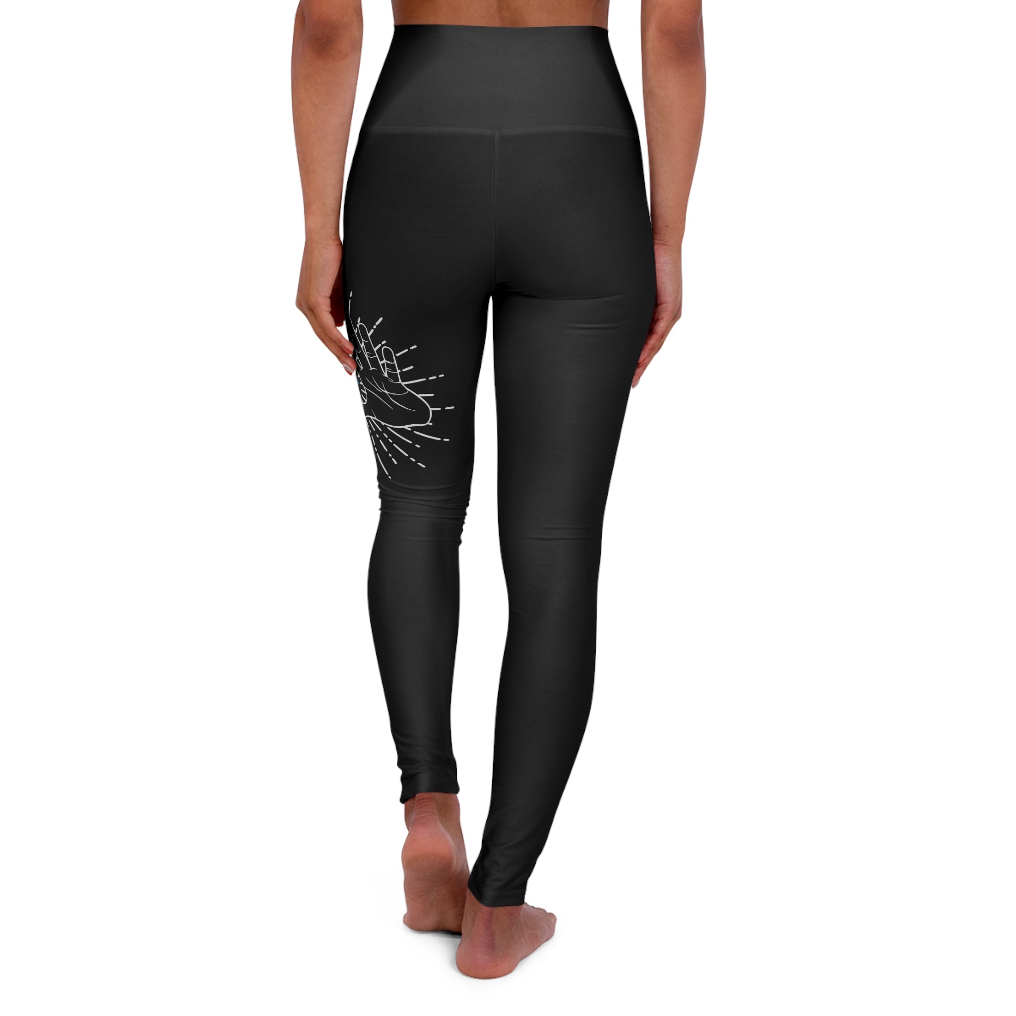 Diamond Cutter High-Waisted Yoga Leggings