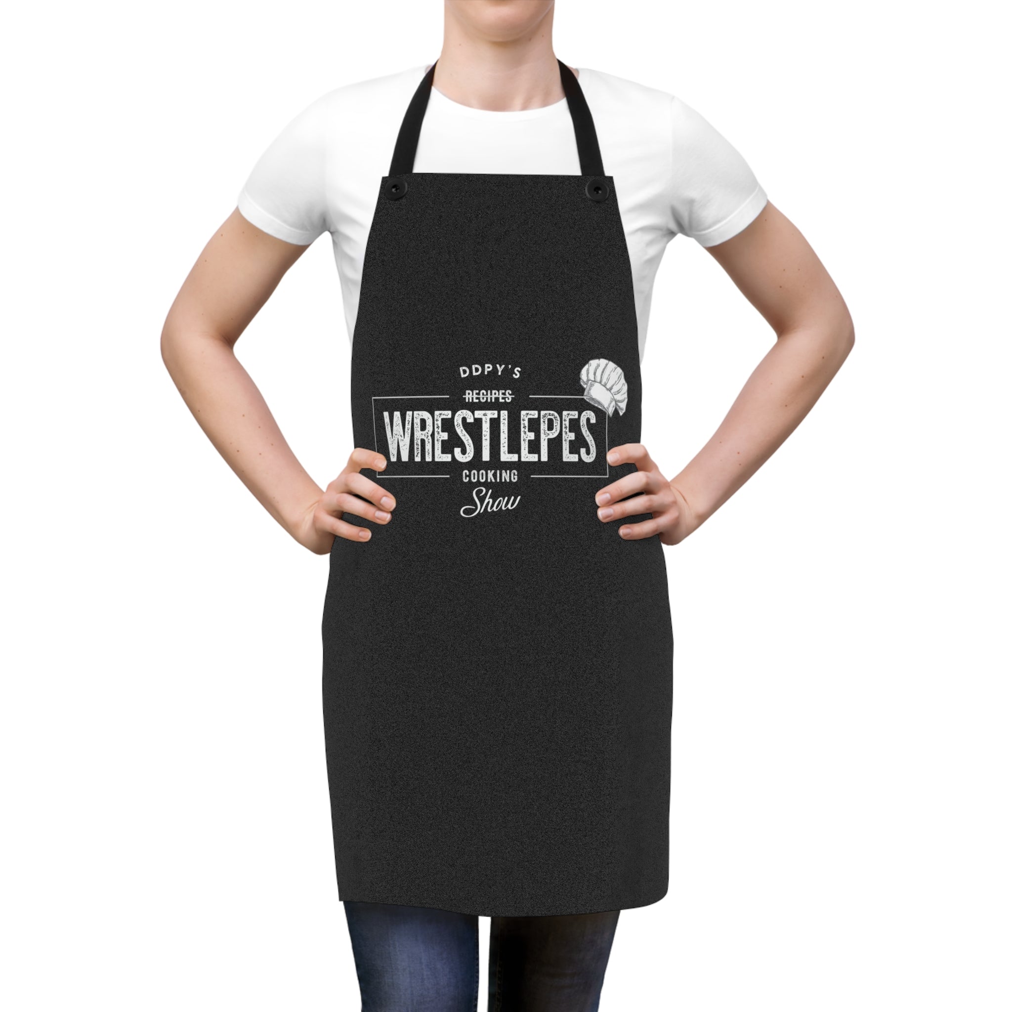 “DDPY’s Wrestlepes Cooking Show” Retro Chef Apron