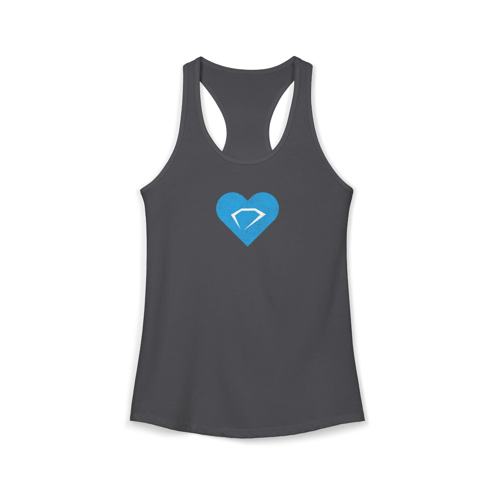 Women's Ideal Racerback Diamond in Heart Tank