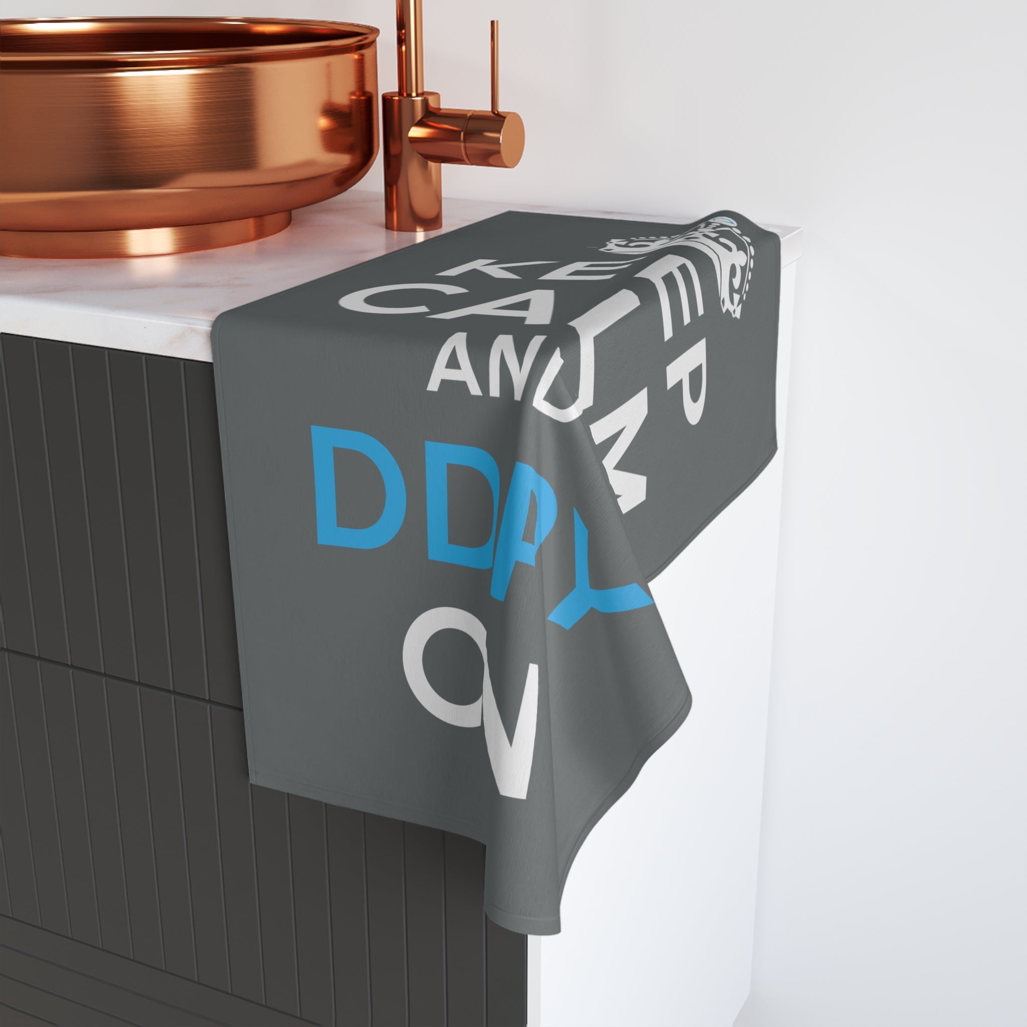 Keep Calm and DDPY On Hand Towel