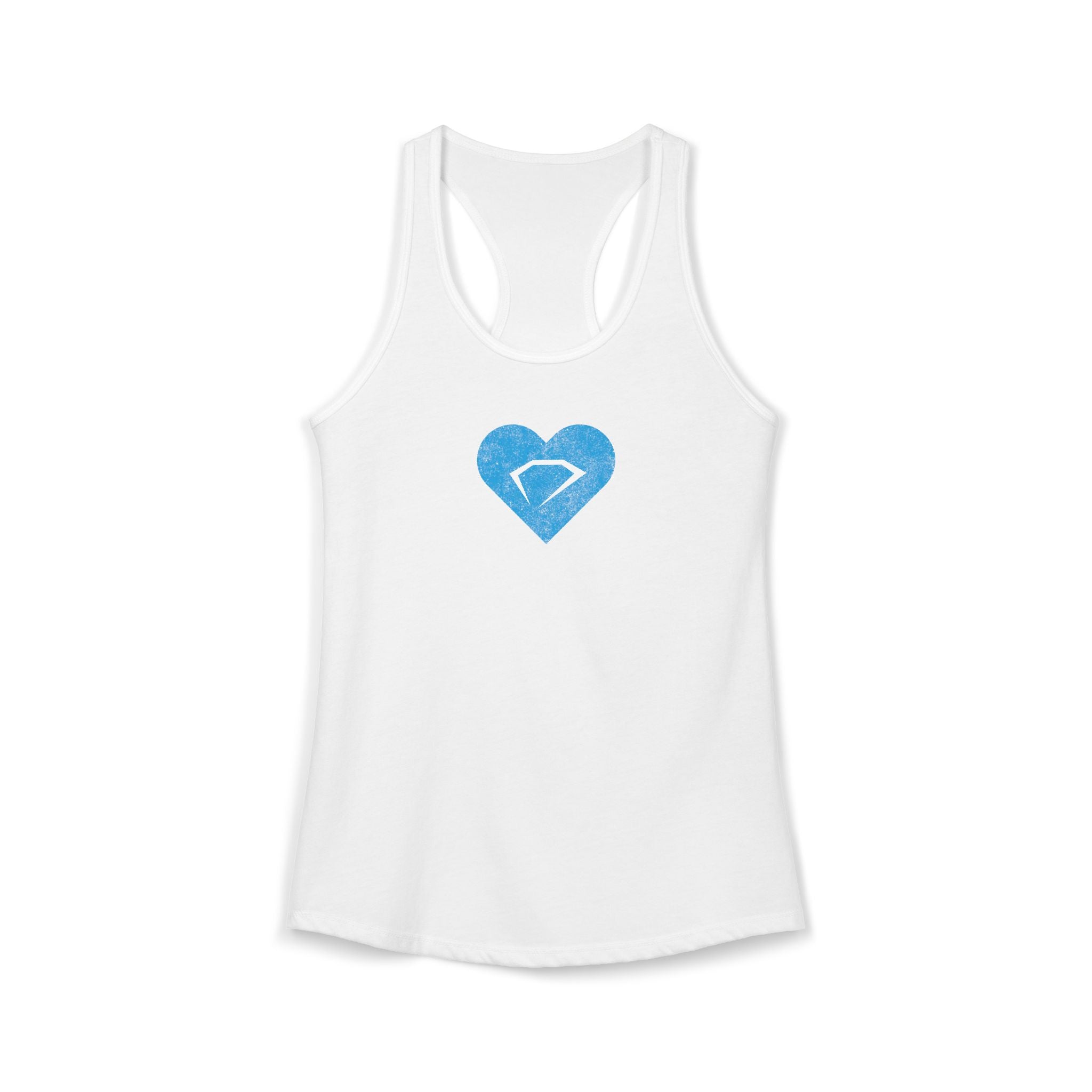 Women's Ideal Racerback Diamond in Heart Tank