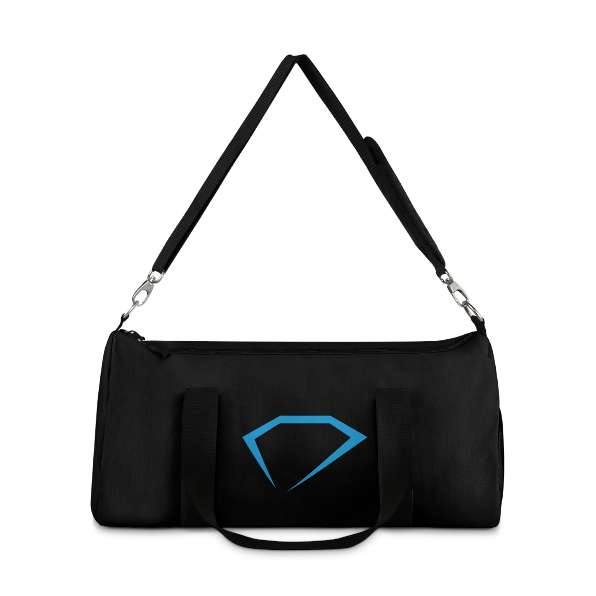 Black Duffel Bag with Diamond Logo
