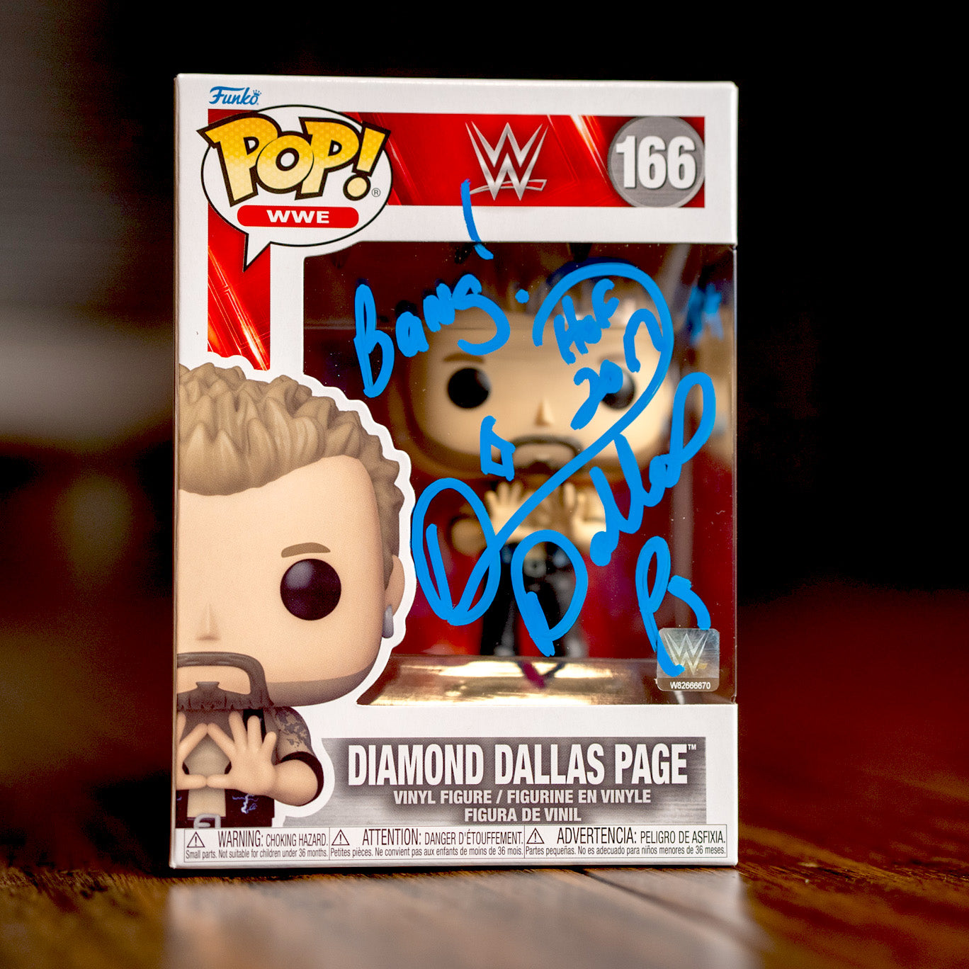 Signed and numbered DDP Funko Pop