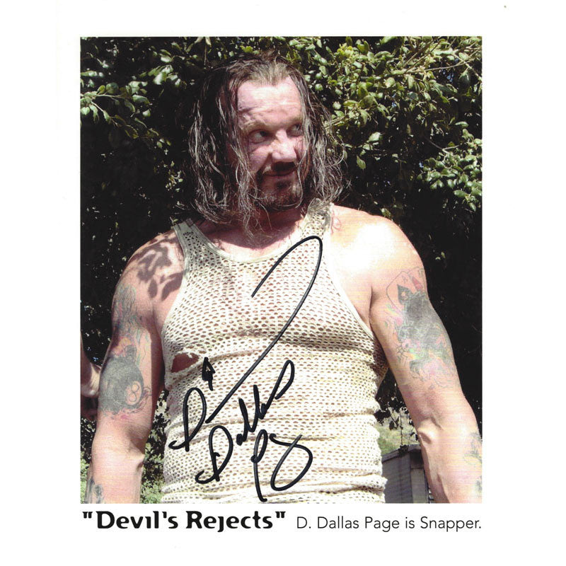 DDP Signed Autographed Photo Billy Ray Snapper in Devils Rejects