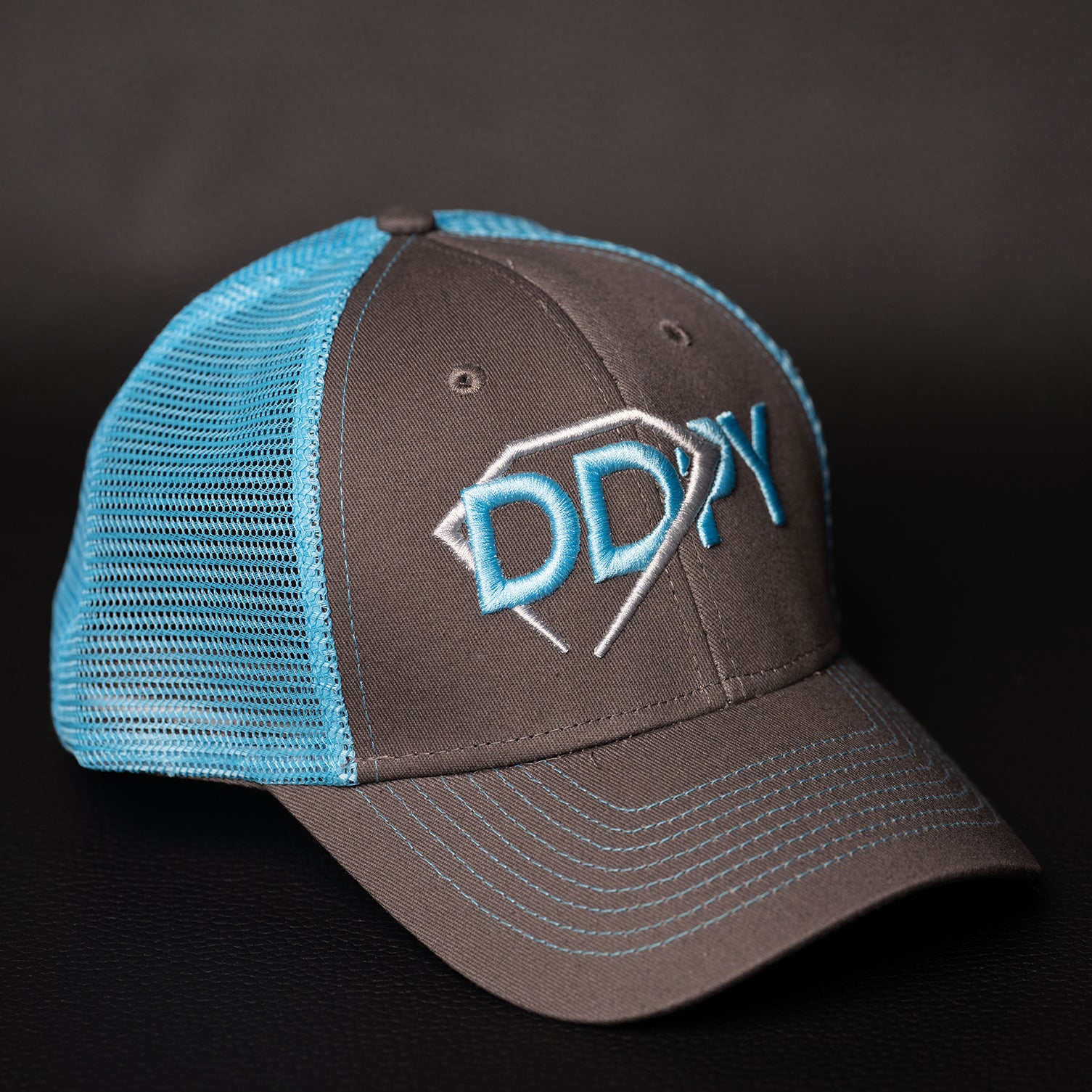 DDPY Logo Blue Mesh Trucker Hat